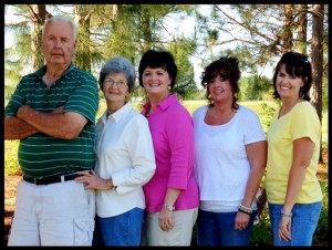 Dad and us
